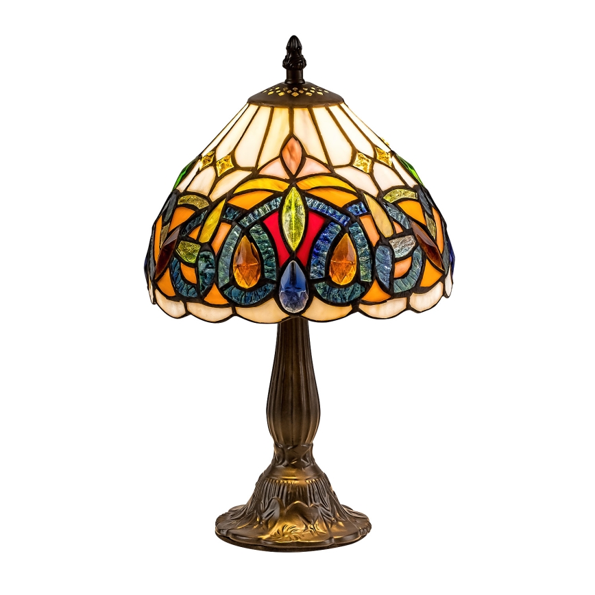 Brilagi - Tiffany vitrážová stolní lampa LUISA 1xE14/40W/230V