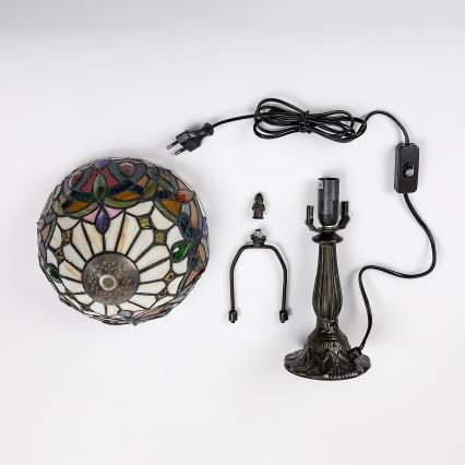 Brilagi - Tiffany vitrážová stolní lampa LUISA 1xE14/40W/230V