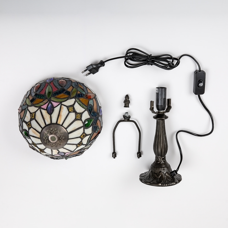 Brilagi - Tiffany vitrážová stolní lampa LUISA 1xE14/40W/230V