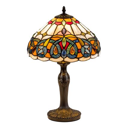 Brilagi - Tiffany vitrážová stolní lampa LUISA 1xE27/40W/230V