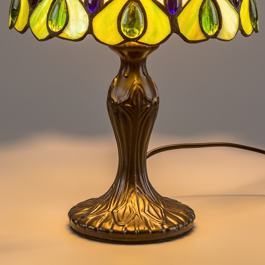 Brilagi - Tiffany vitrážová stolní lampa MARGARET 1xE14/40W/230V