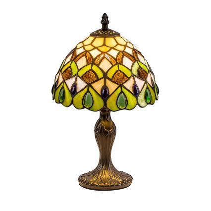 Brilagi - Tiffany vitrážová stolní lampa MARGARET 1xE14/40W/230V