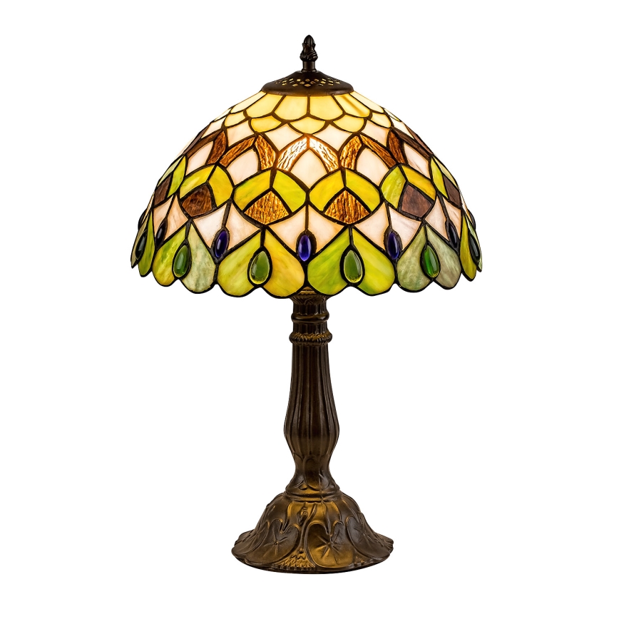 Brilagi - Tiffany vitrážová stolní lampa MARGARET 1xE27/40W/230V