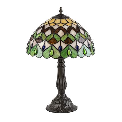 Brilagi - Tiffany vitrážová stolní lampa MARGARET 1xE27/40W/230V