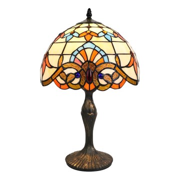 Brilagi - Tiffany vitrážová stolní lampa MIRABELLA 1xE27/60W/230V