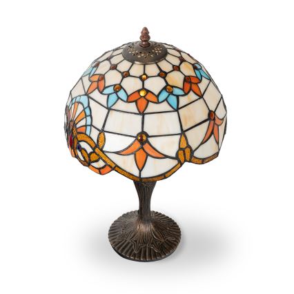 Brilagi - Tiffany vitrážová stolní lampa MIRABELLA 1xE27/60W/230V