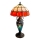 Brilagi - Tiffany vitrážová stolní lampa SIENNA 1xE27/60W/230V + 1xE14/40W