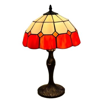 Brilagi - Tiffany vitrážová stolní lampa SIENNA 1xE27/60W/230V