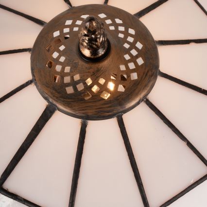 Brilagi - Tiffany vitrážová stolní lampa SIENNA 1xE27/60W/230V