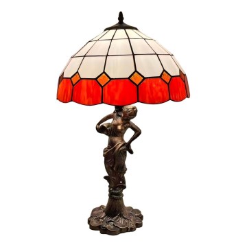 Brilagi - Tiffany vitrážová stolní lampa SIENNA 1xE27/60W/230V