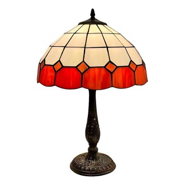 Brilagi - Tiffany vitrážová stolní lampa SIENNA 2xE27/60W/230V