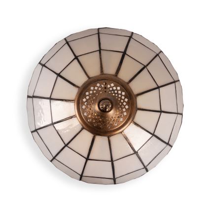 Brilagi - Tiffany vitrážová stolní lampa SIENNA 2xE27/60W/230V