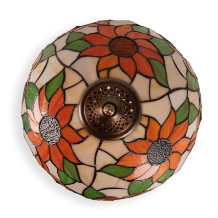 Brilagi - Tiffany vitrážová stolní lampa SUNFLOWER 1xE27/60W/230V