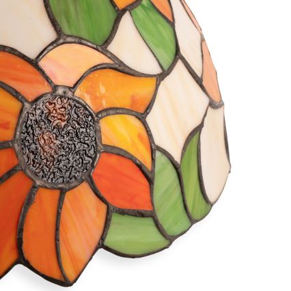Brilagi - Tiffany vitrážová stolní lampa SUNFLOWER 2xE27/60W/230V