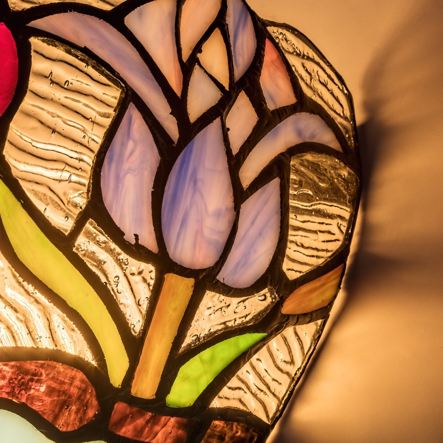 Brilagi - Tiffany vitrážové nástěnné svítidlo LORAS 1xE14/40W/230V