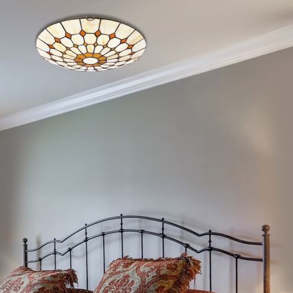 Brilagi - Tiffany vitrážové stropní svítidlo DORAN 2xE27/60W/230V