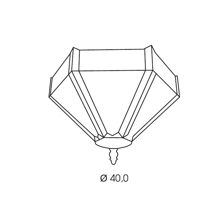 BRILAGI - Tiffany vitrážové stropní svítidlo EMERALD 2xE27/60W/230V pr. 40 cm