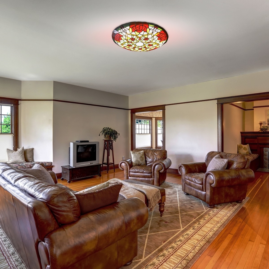 Brilagi - Tiffany vitrážové stropní svítidlo GARLAN 2xE27/60W/230V