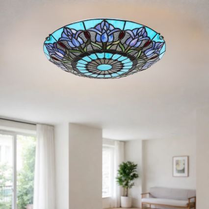 Brilagi - Tiffany vitrážové stropní svítidlo LORAS 2xE27/60W/230V
