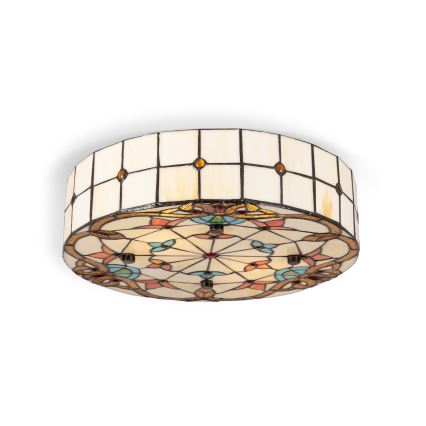 BRILAGI - Tiffany vitrážové stropní svítidlo MIRABELLA 2xE27/60W/230V pr. 40 cm