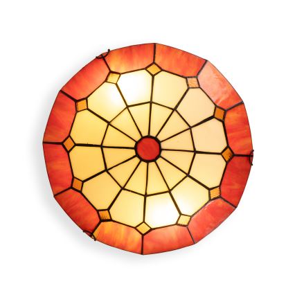 Brilagi - Tiffany vitrážové stropní svítidlo SIENNA 2xE27/60W/230V pr. 40 cm
