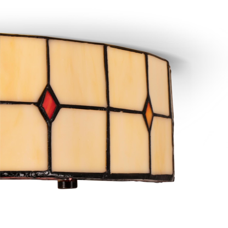 BRILAGI - Tiffany vitrážové stropní svítidlo SUNFLOWER 2xE27/60W/230V pr. 40 cm