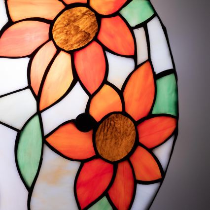 BRILAGI - Tiffany vitrážové stropní svítidlo SUNFLOWER 2xE27/60W/230V pr. 40 cm