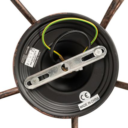 Brilagi - Tiffany vitrážový přisazený lustr JUNGLE 6xE27/60W/230V pr. 60 cm