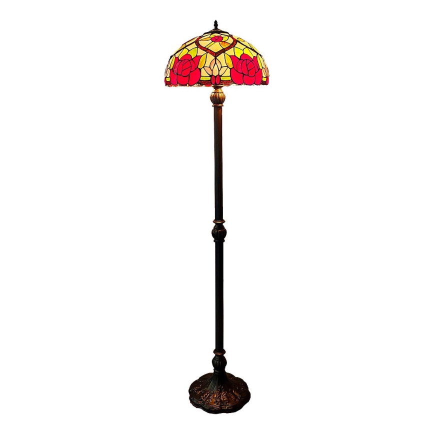 Brilagi - Tiffany vytrážová stojací lampa GARLAN 2xE27/60W/230V