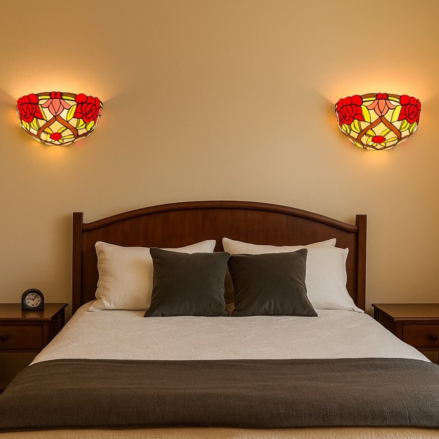 Brilagi - Tiffany vytrážové nástěnné svítidlo GARLAN 1xE14/40W/230V