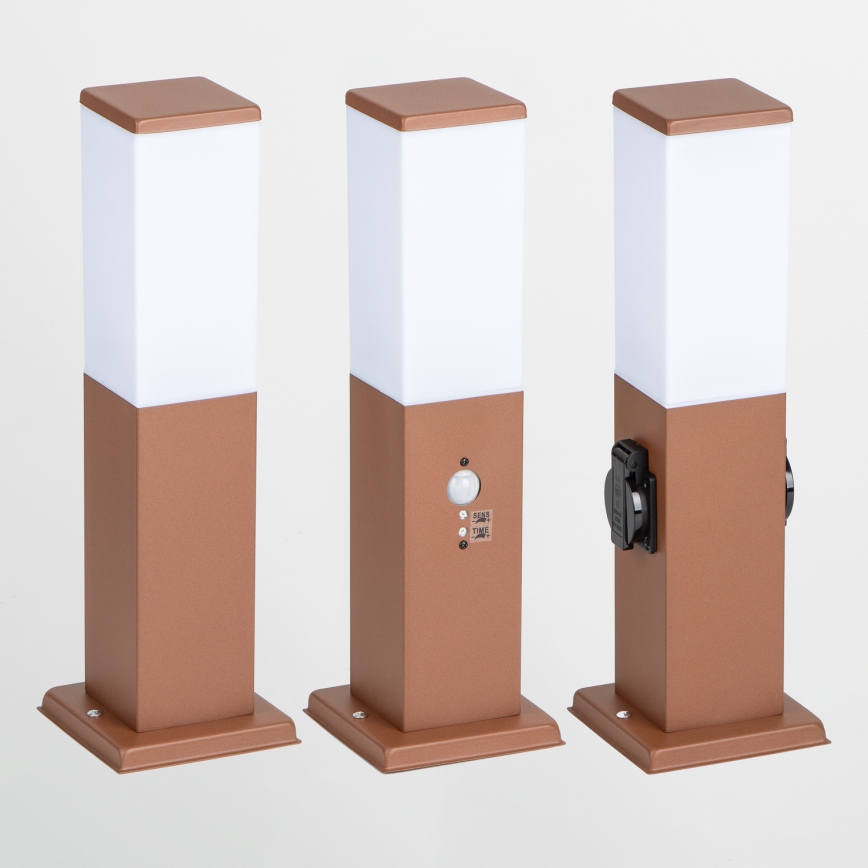 Brilagi - Venkovní lampa NOVA 1xE27/15W/230V 40 cm IP44 hnědá