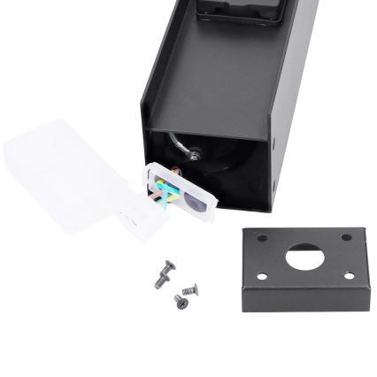 Brilagi - Venkovní lampa se 2 zásuvkami SCHUKO 1xG9/11W/230V IP44 černá