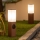Brilagi - Venkovní lampa se 2 zásuvkami SCHUKO NOVA 1xE27/15W/230V 40 cm IP44 hnědá