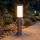 Brilagi - Venkovní lampa se 2 zásuvkami SCHUKO NOVA 1xE27/15W/230V 40 cm IP44 matný chrom