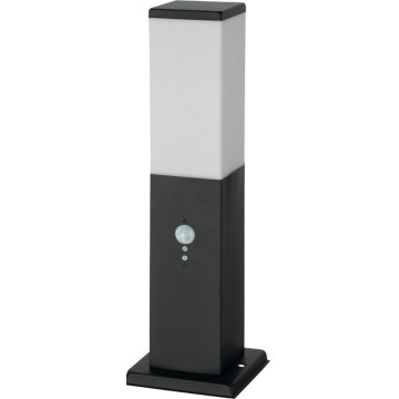 Brilagi - Venkovní lampa se senzorem 1xE27/15W/230V 40 cm IP44 černá