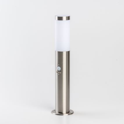 BRILAGI - Venkovní lampa se senzorem pohybu ELIA 1xE27/20W/230V IP44 50 cm matný chrom