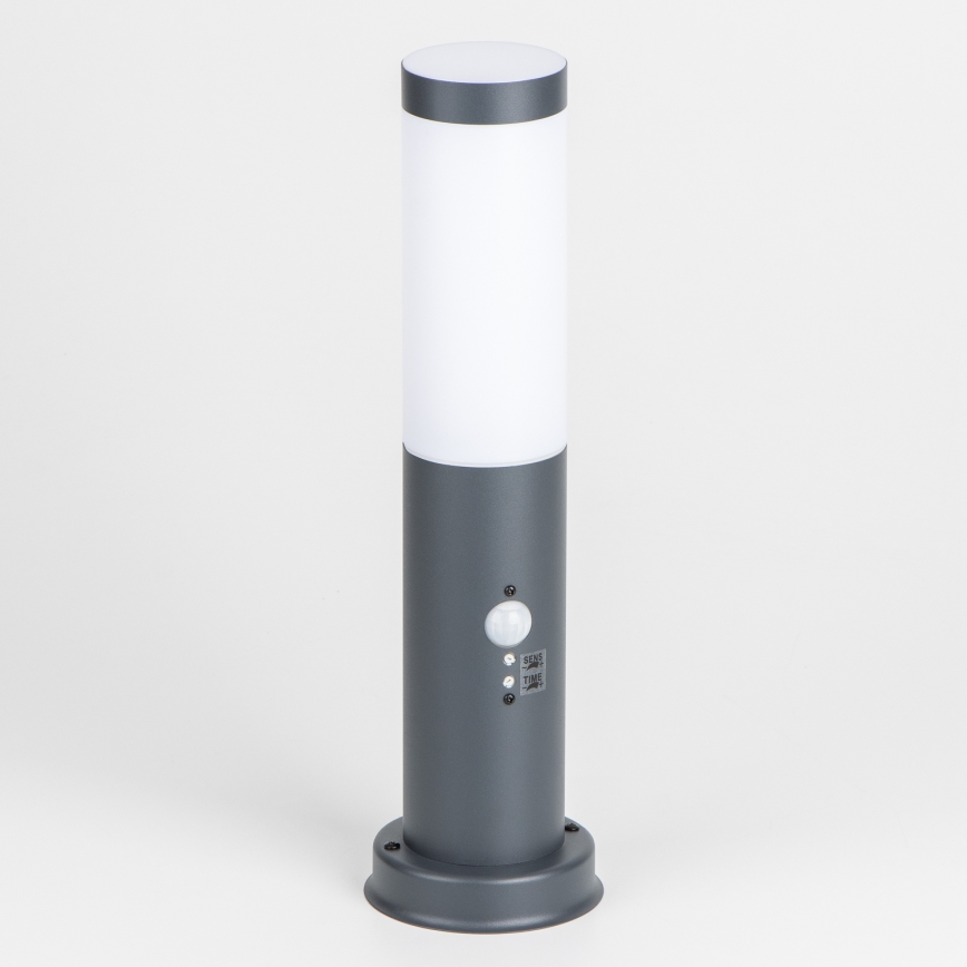 Brilagi - Venkovní lampa se senzorem NOVA 1xE27/15W/230V 40 cm IP44 antracit