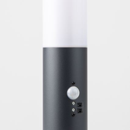 Brilagi - Venkovní lampa se senzorem NOVA 1xE27/15W/230V 40 cm IP44 antracit