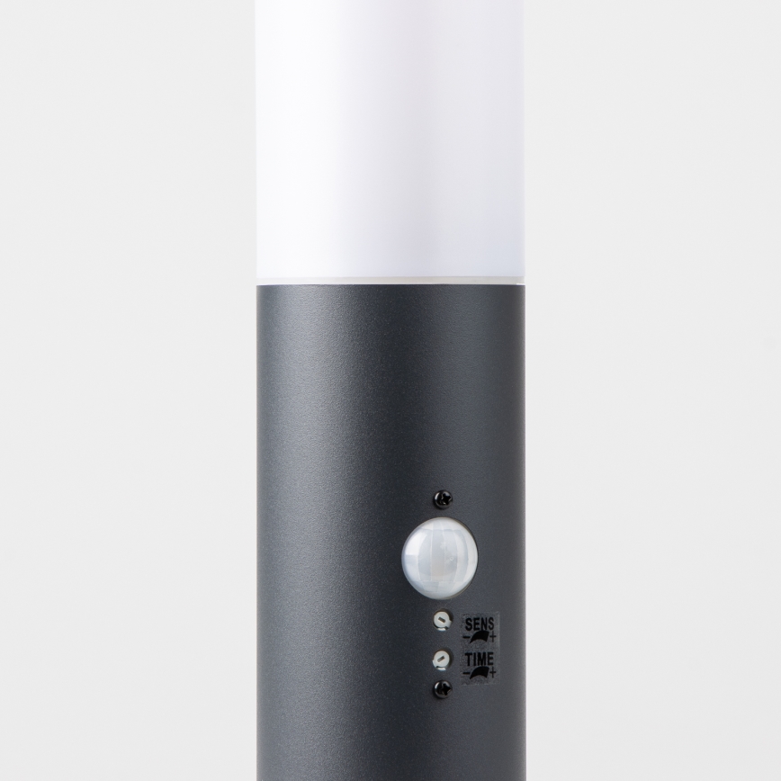 Brilagi - Venkovní lampa se senzorem NOVA 1xE27/15W/230V 40 cm IP44 antracit