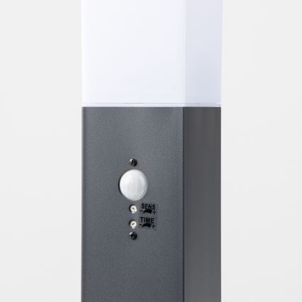 Brilagi - Venkovní lampa se senzorem NOVA 1xE27/15W/230V 40 cm IP44 antracit