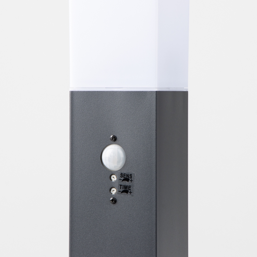 Brilagi - Venkovní lampa se senzorem NOVA 1xE27/15W/230V 40 cm IP44 antracit