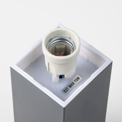 Brilagi - Venkovní lampa se senzorem NOVA 1xE27/15W/230V 40 cm IP44 antracit