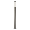 Brilagi - Venkovní lampa se senzorem pohybu ELIA 1xE27/20W/230V IP44 100 cm matný chrom