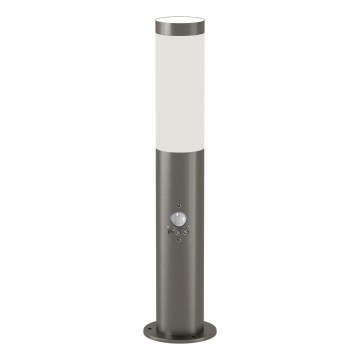 Brilagi - Venkovní lampa se senzorem pohybu ELIA 1xE27/20W/230V IP44 50 cm matný chrom