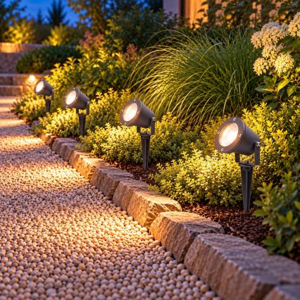 BRILAGI - Venkovní lampa TERRA 1xGU10/50W/230V IP65 antracit