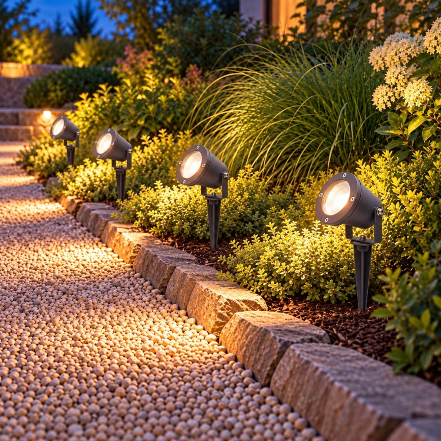 BRILAGI - Venkovní lampa TERRA 1xGU10/50W/230V IP65 antracit