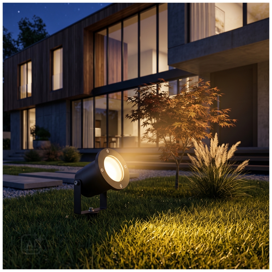 BRILAGI - Venkovní lampa TERRA 1xGU10/50W/230V IP65 černá