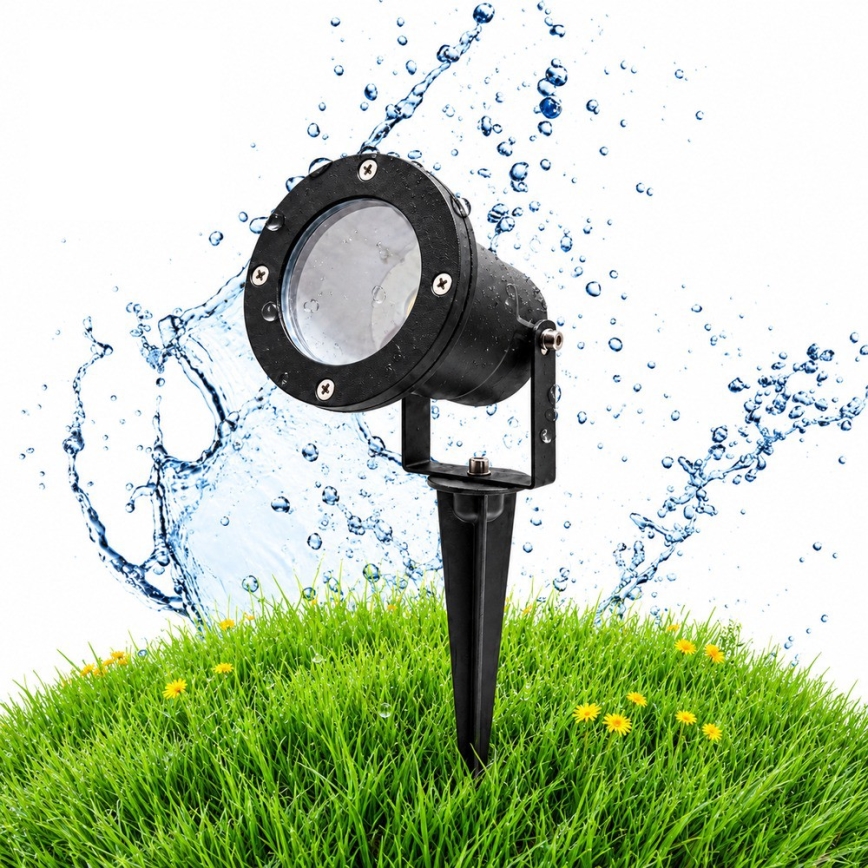 BRILAGI - Venkovní lampa TERRA 1xGU10/50W/230V IP65 černá