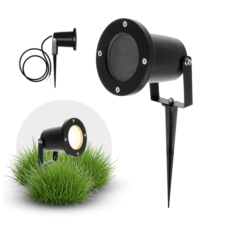 BRILAGI - Venkovní lampa TERRA 1xGU10/50W/230V IP65 černá