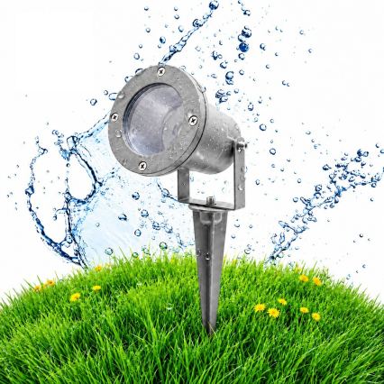 BRILAGI - Venkovní lampa TERRA 1xGU10/50W/230V IP65 šedá
